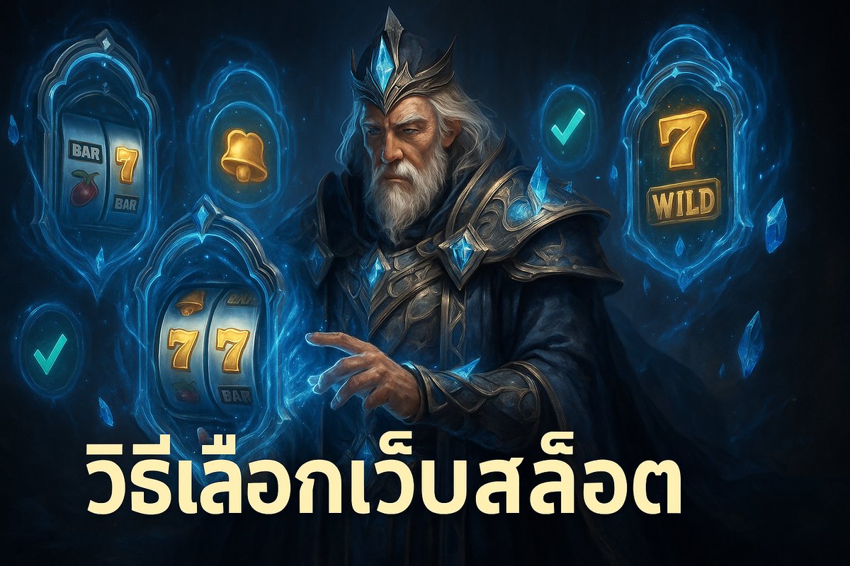7 วิธีเลือกเว็บสล็อต อย่างมืออาชีพ ปลอดภัย ได้เงินจริง ไม่โดนโกง 2024